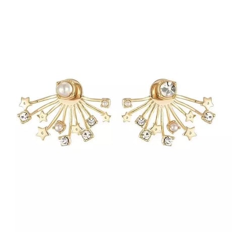 crystal stone 2way pierce
