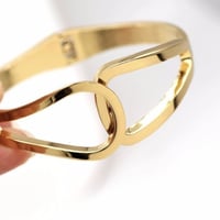 metal overlap bangle