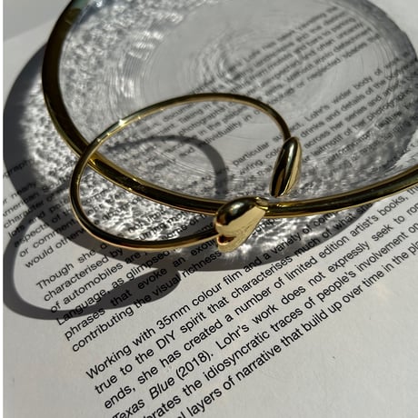 double heart bangle