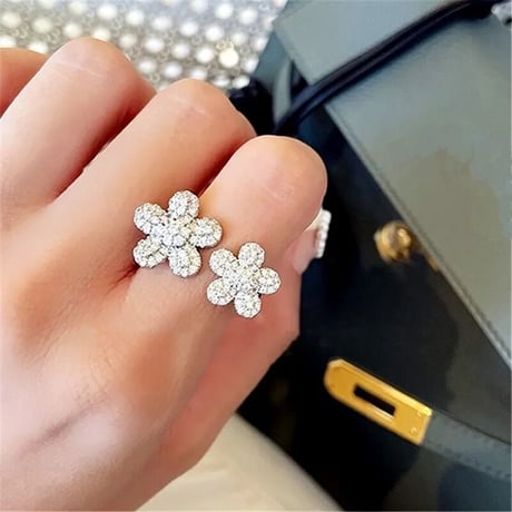 flower stone open  ring