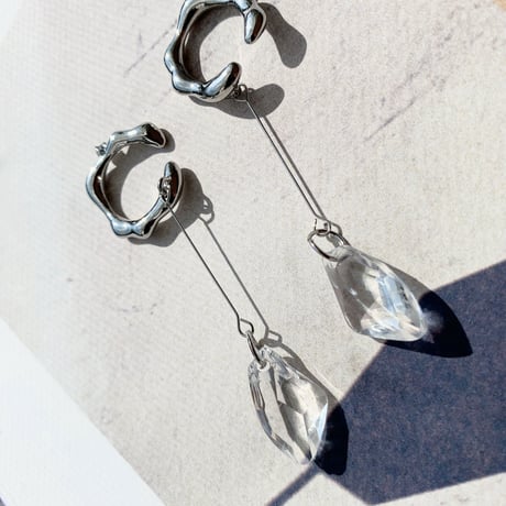 clear stone ear cuffs