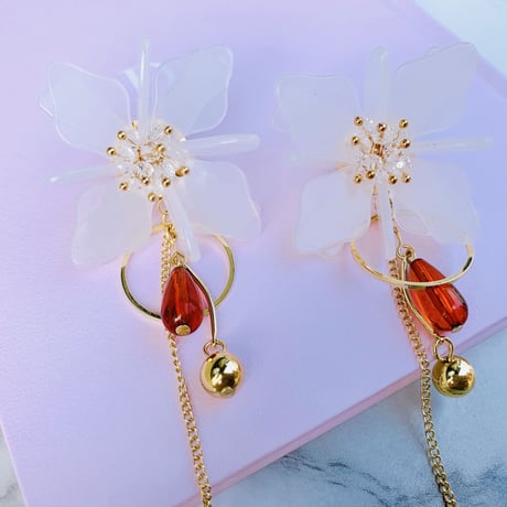 flower chain long  pierce