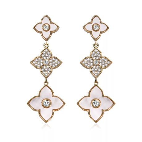 flower shell three pierce
