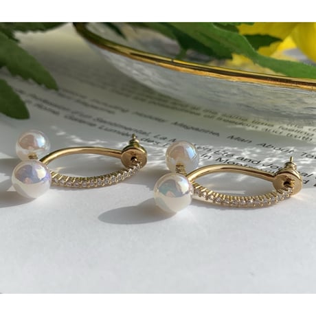 aurora pearl 2way pierce