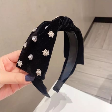 bijou ribbon hair band