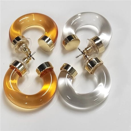 clear hoop pierce