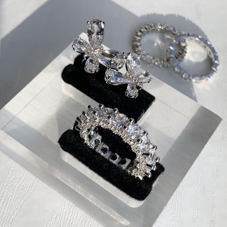 double butterfly open ring