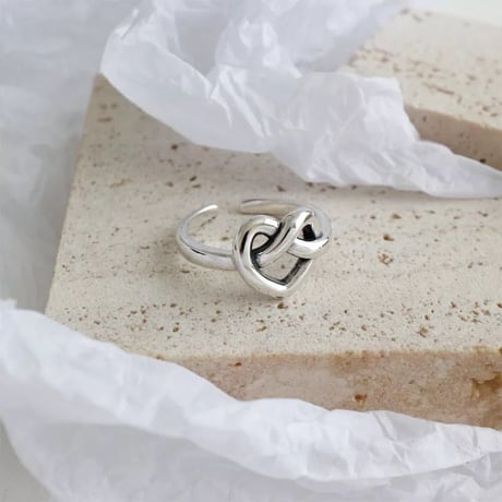 silver925 heart ring