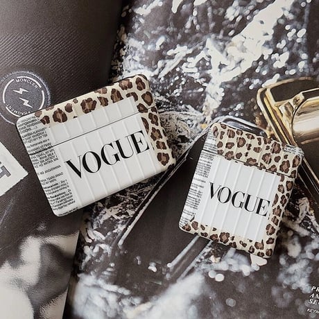 VOGUE leopard  AirPods case