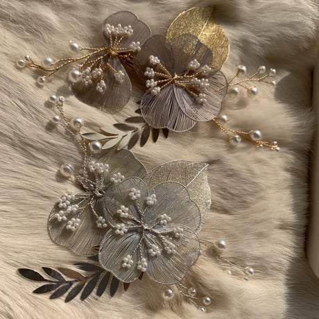 flower hair pin