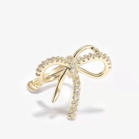 ribbon thin ear cuffs