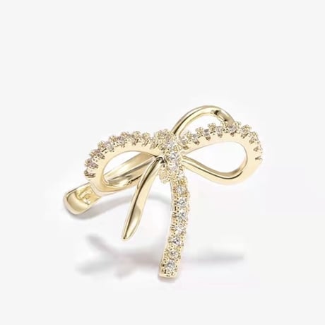 ribbon thin ear cuffs
