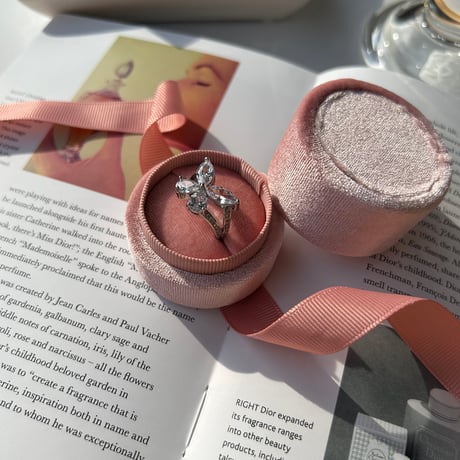 butterfly stone ring