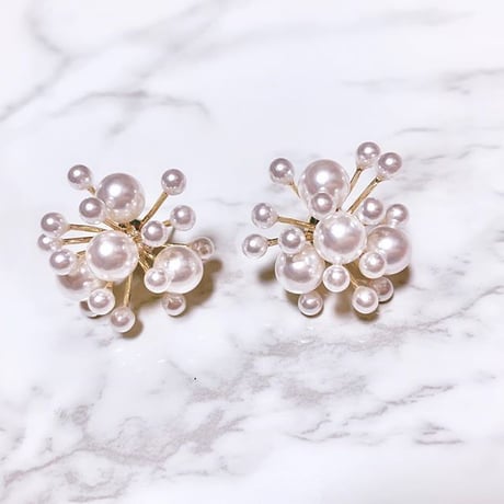 baby's-breath Pearl pierce