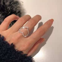 heart stone  ring