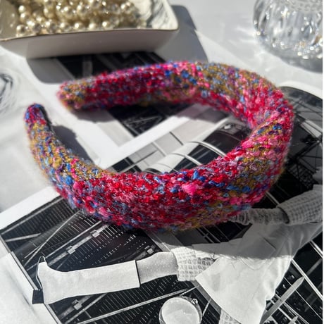 tweed hair band