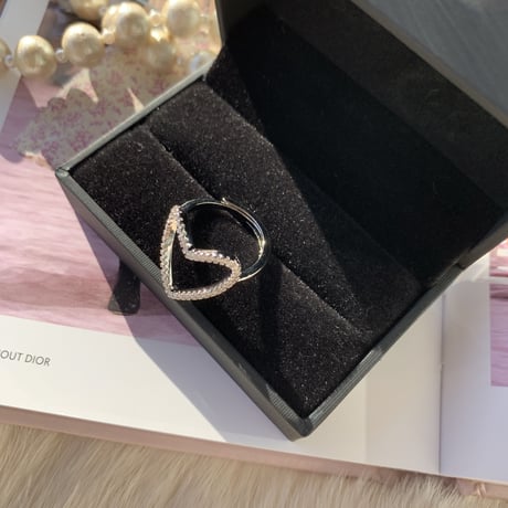 heart stone  ring