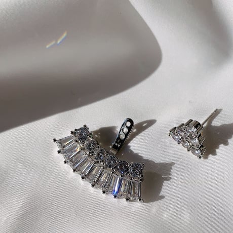square stone 2way pierce