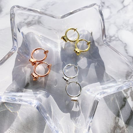 フープ式 earring converter