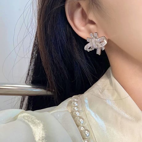 solid cord mini  pierce/earring