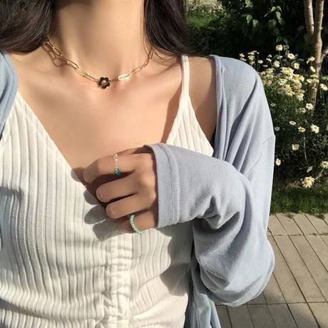 flower chain necklace