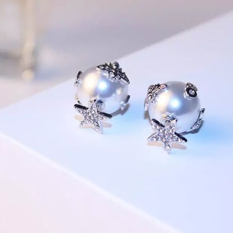star × bee pearl catch  pierce