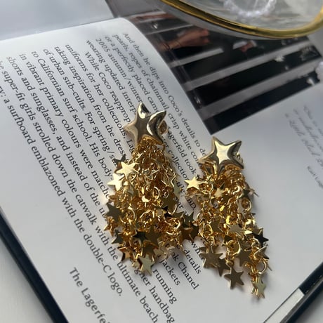 star tassel 2way pierce