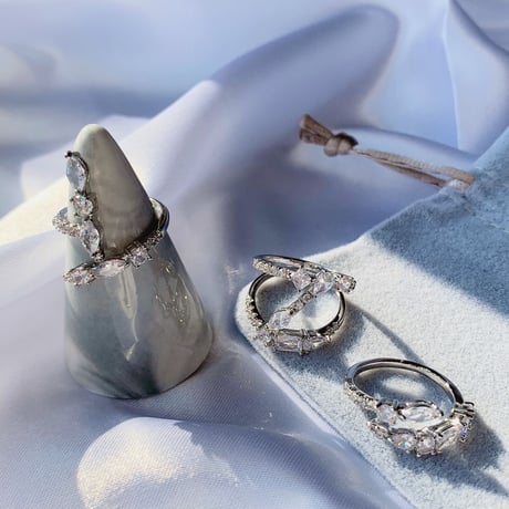 stone ring 3set