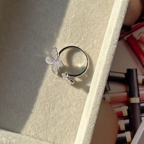 zirconia stone open ring