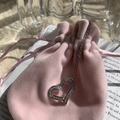 heart stone necklace