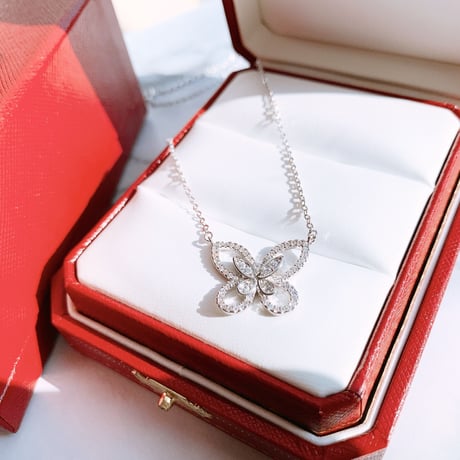 double butterfly necklace