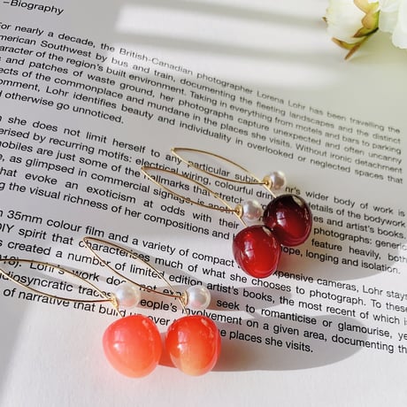cherry pearl catch pierce
