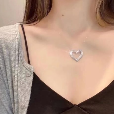 heart stone necklace