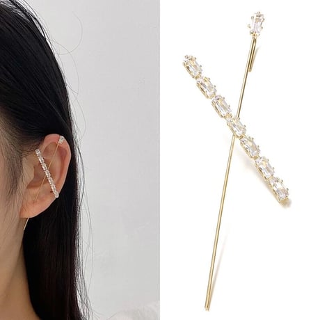 one ear stick pierce