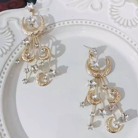 moon × star large pierce