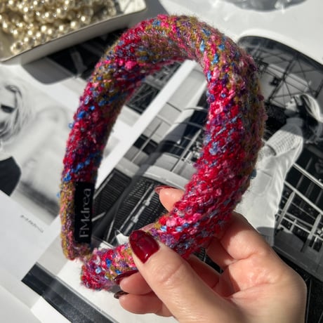 tweed hair band