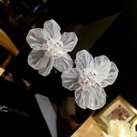 see-through flower  pierce