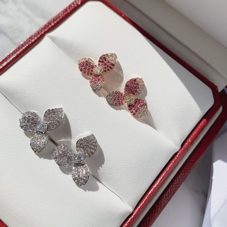 mini flower stone pierce