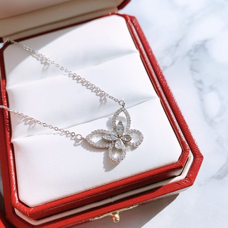 double butterfly necklace