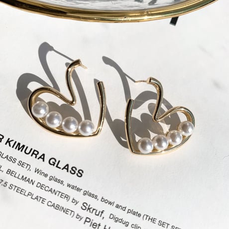 heart hoop pearl pierce