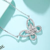 double butterfly necklace