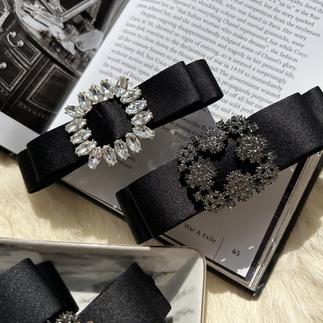bijou ribbon valetta/banana clip