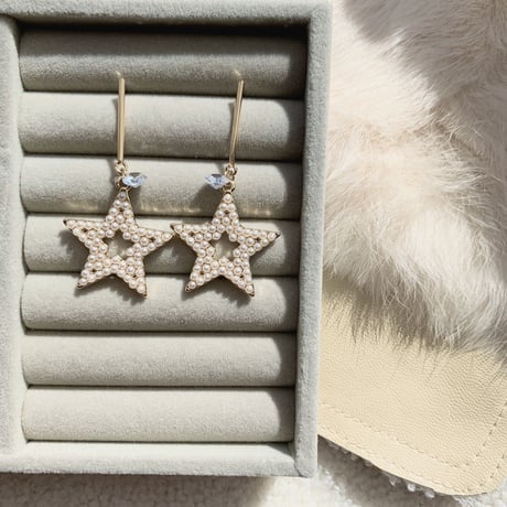 pearl star stick stone pierce