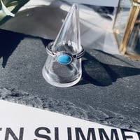 silver925 turquoise stone ring