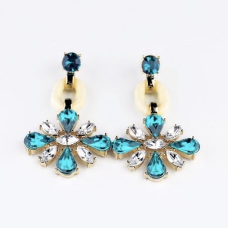 blue flower bijou pierce