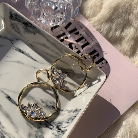 double loop bijou pierce