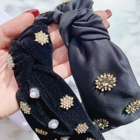 bijou ribbon hair band