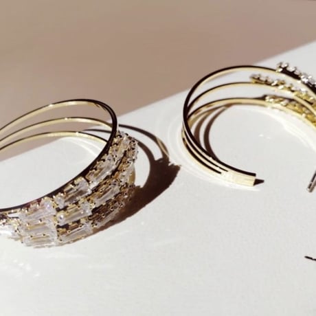 stone hoop pierce