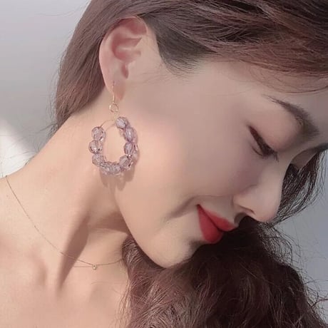 clear bowl hoop hook pierce