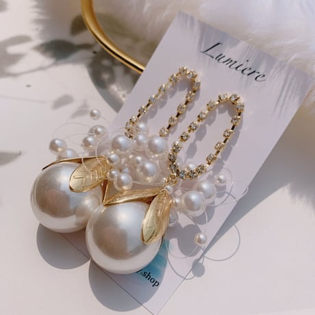 pearl gold leaf  pierce